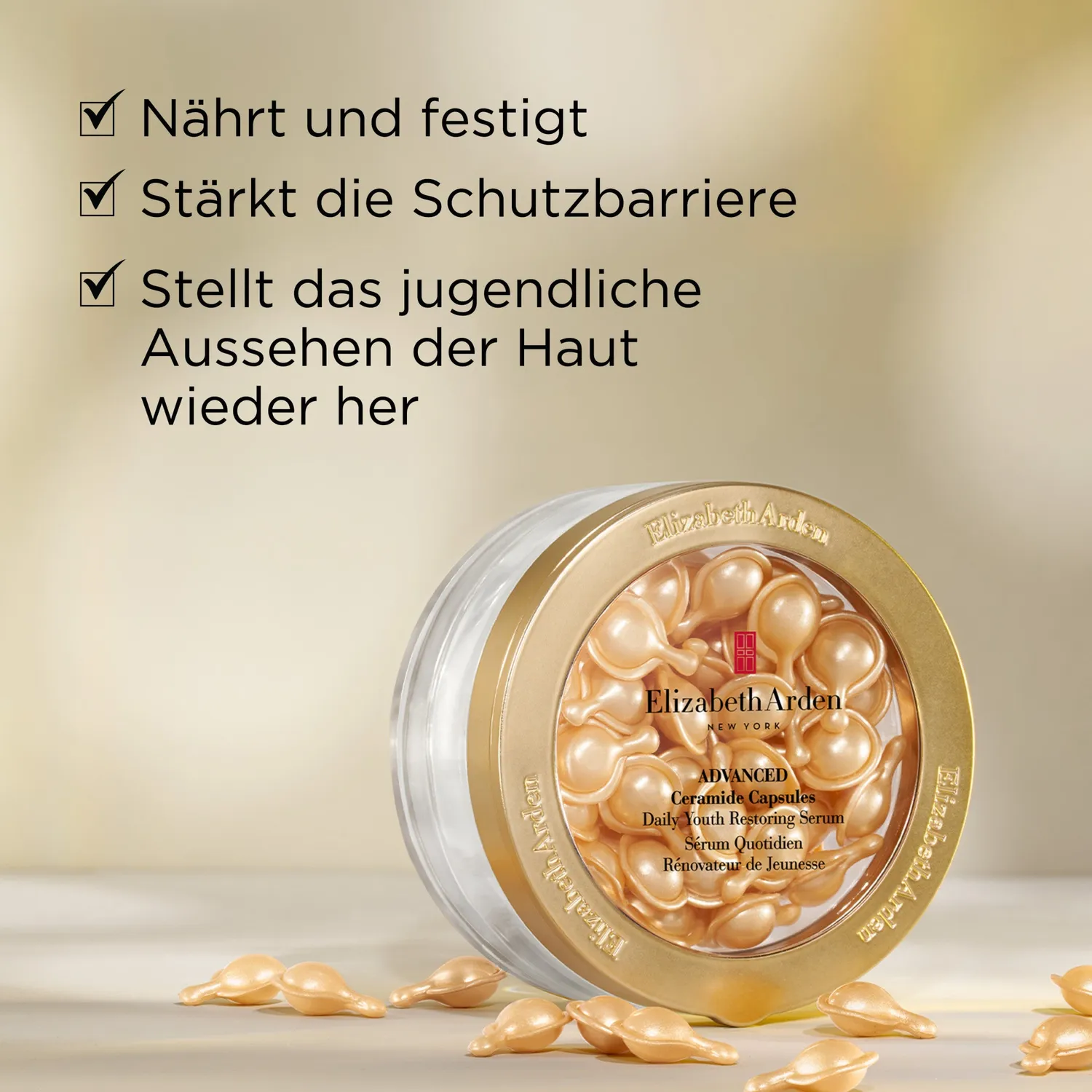 Elizabeth Arden Ceramide Daily Youth Restoring Serum 30 Kapseln festigend