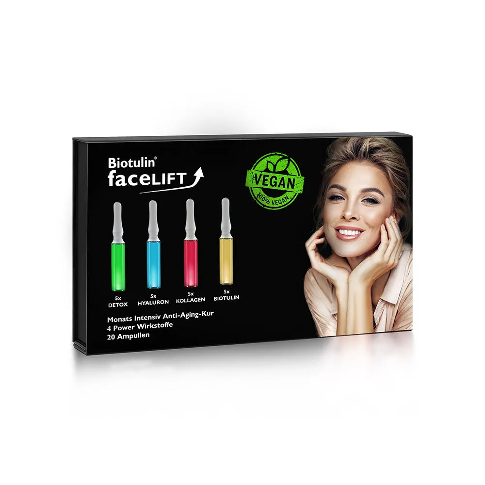 BIOTULIN Facelift Vegane Ampullen Gesichtsserum Kur