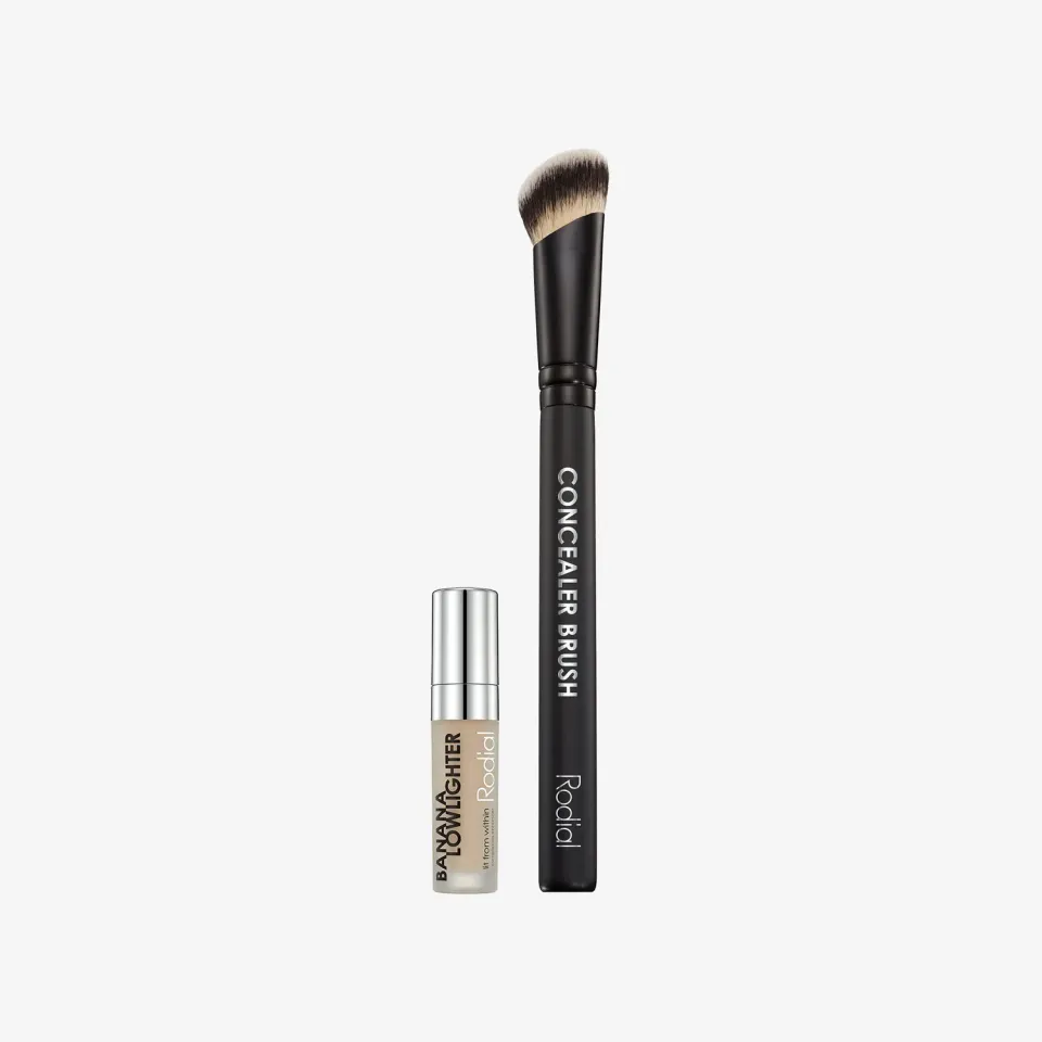 Rodial Banana Lowlighter Mini Concealer Pinsel Set
