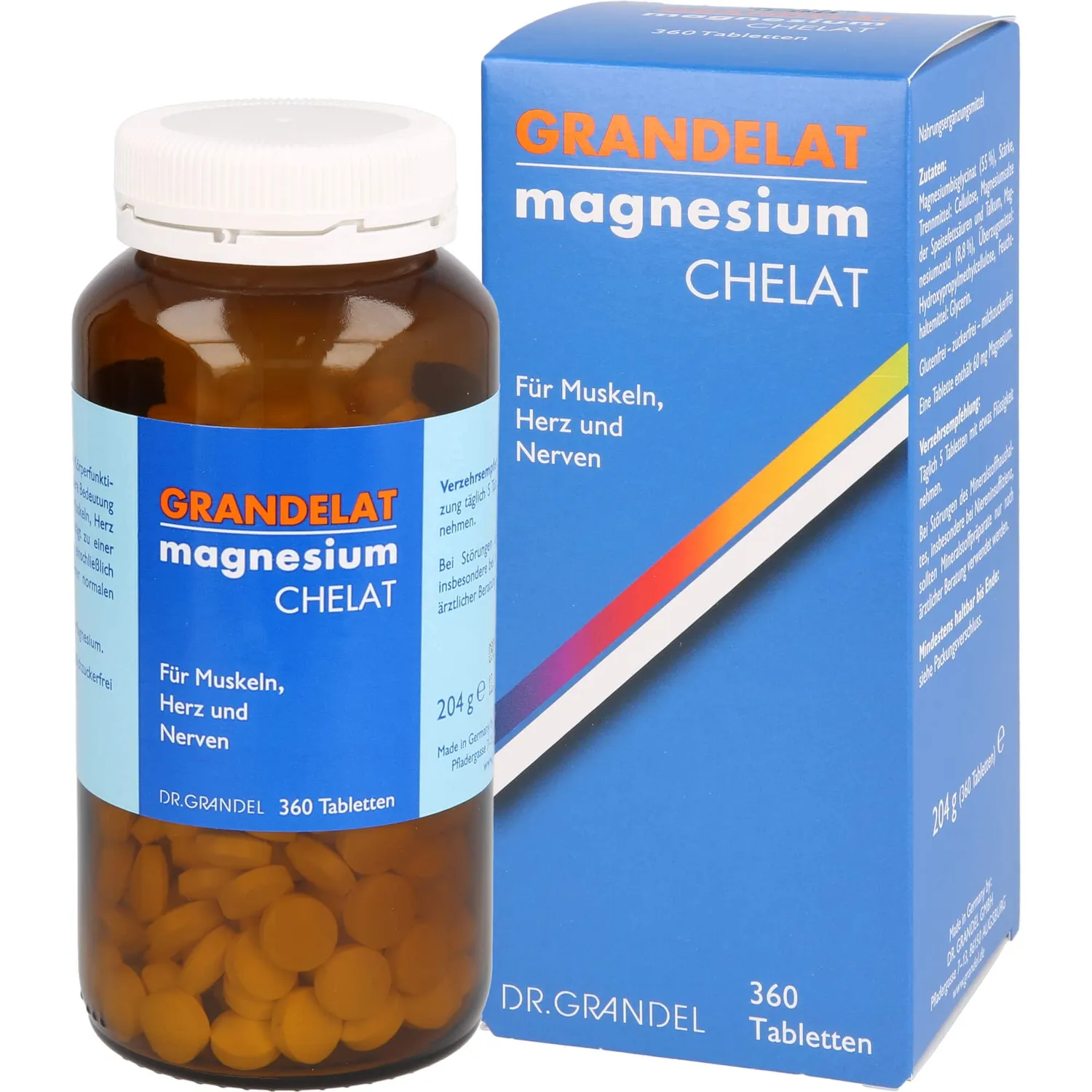 DR. GRANDEL Grandelat Mag 60 Magnesium Tabletten 360 St Muskeln