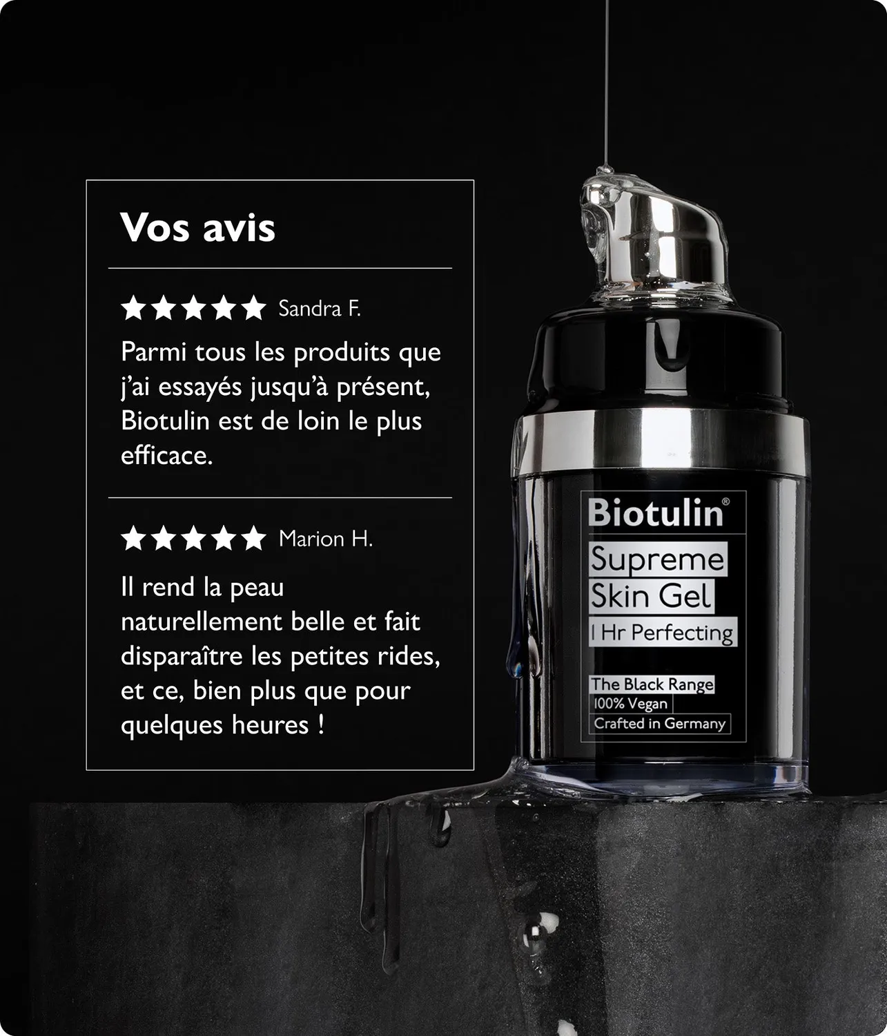 Biotulin Supreme Skin Gel Serum mit Spilanthol