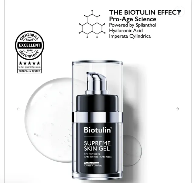 Biotulin Supreme Skin Gel Hautgel gegen Falten