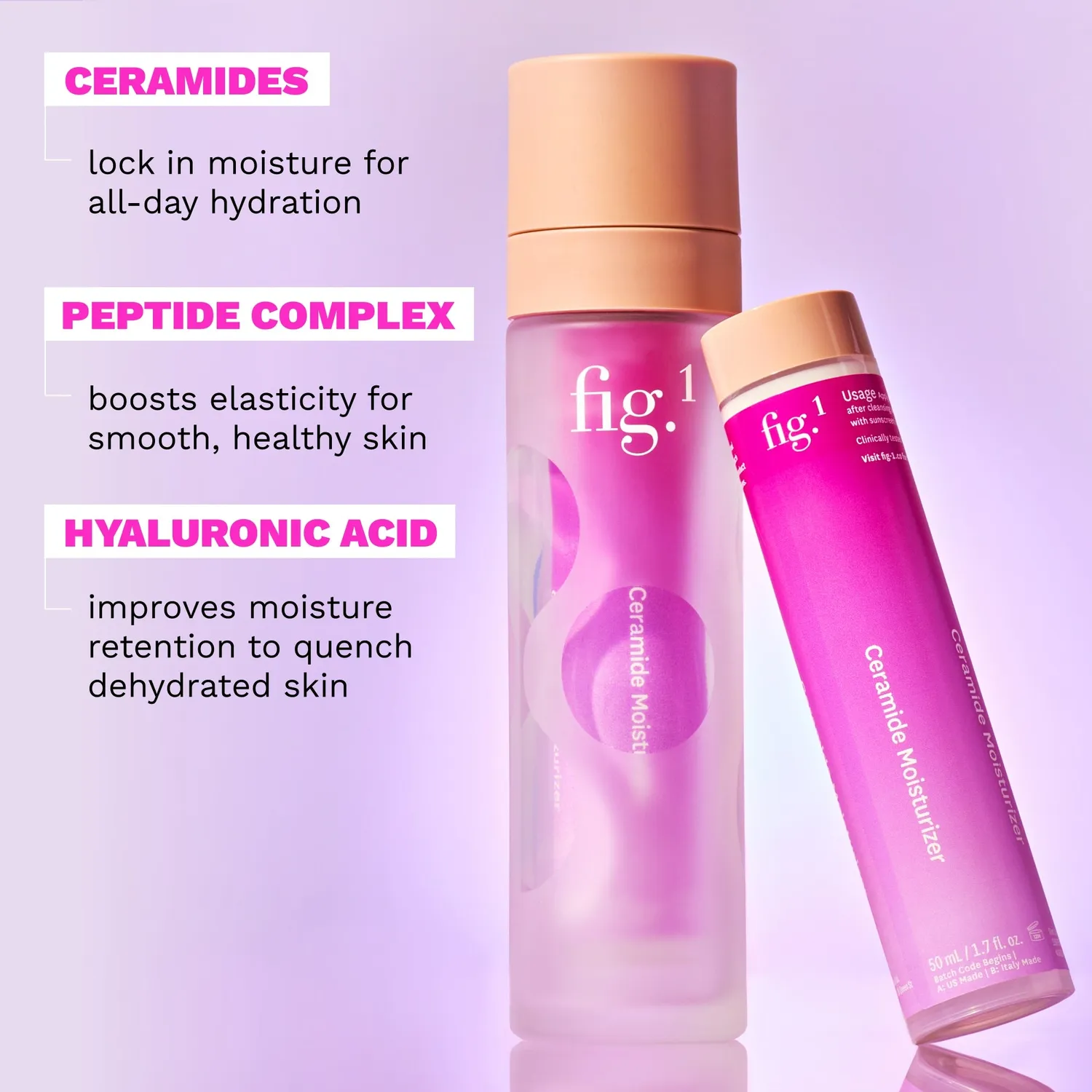 Fig.1 Beauty Ceramide Moisturizer Feuchtigkeitscreme leicht
