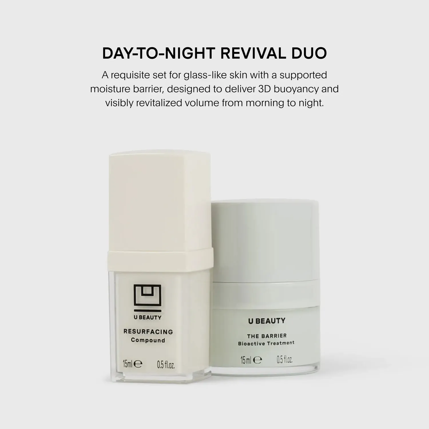 U Beauty Resurface Restore Set 2x15ml glättend