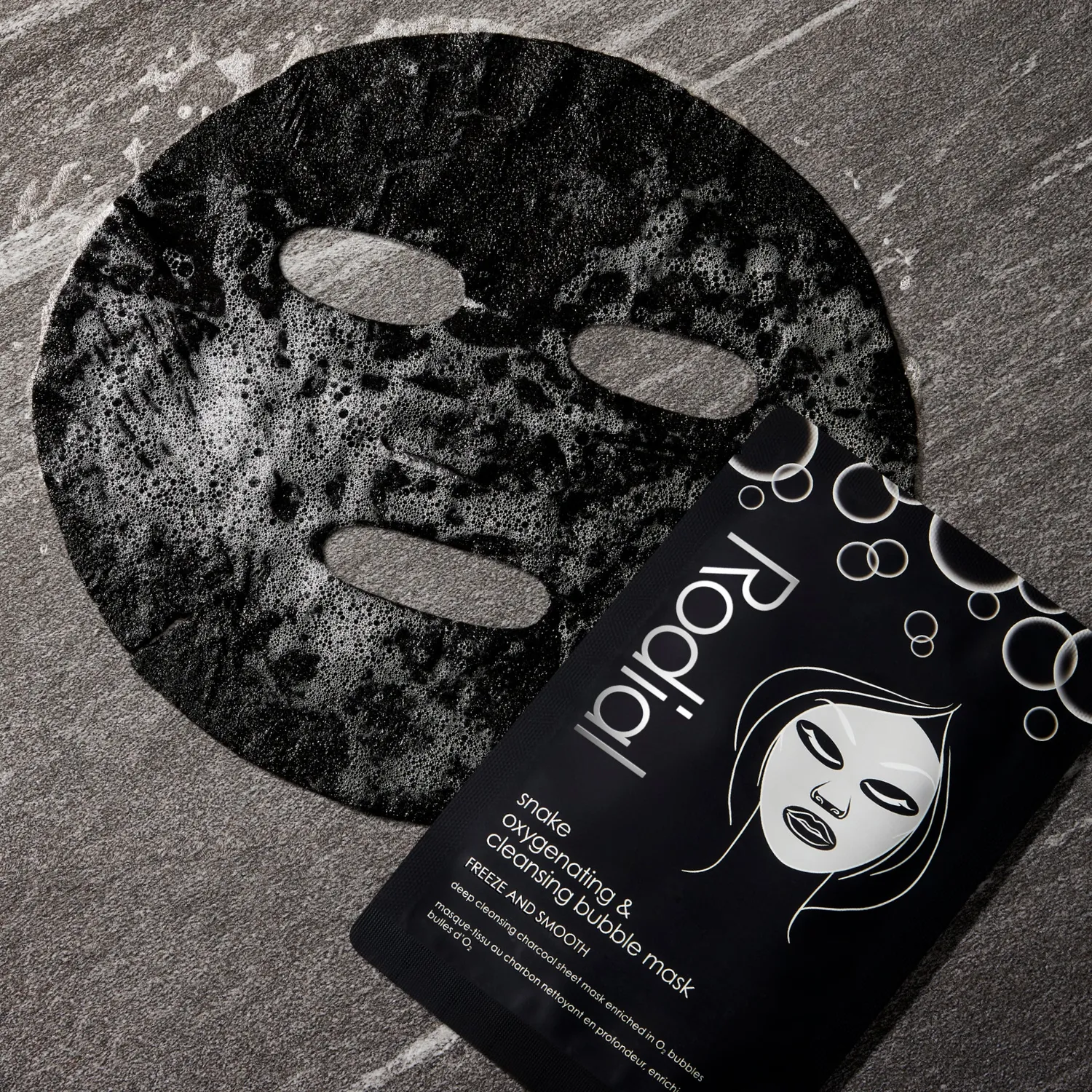 Rodial Snake Bubble Sheet Mask Tuchmaske 1 Stück klärend