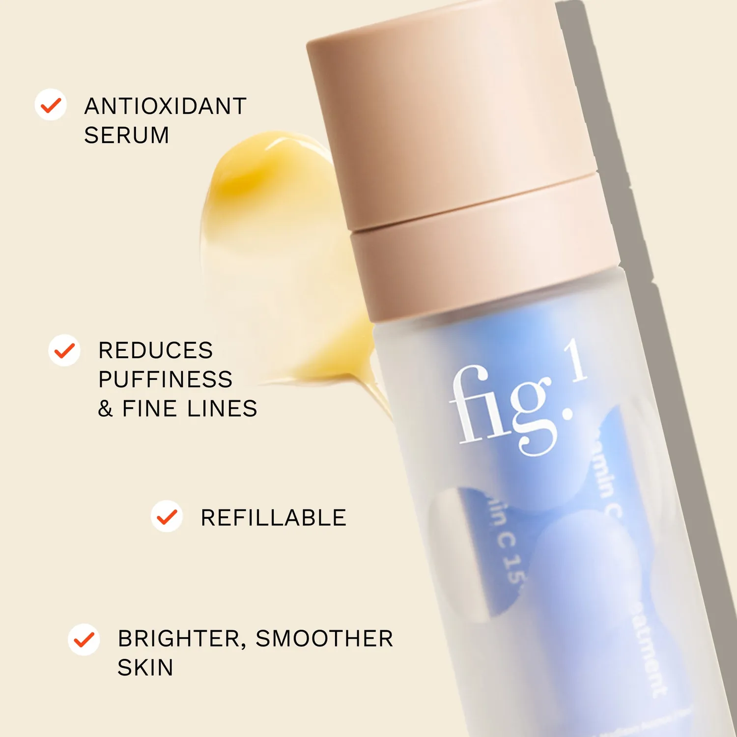 Fig.1 Beauty Vitamin C 15% Treatment Serum Starter Kit L-Ascorbinsäure