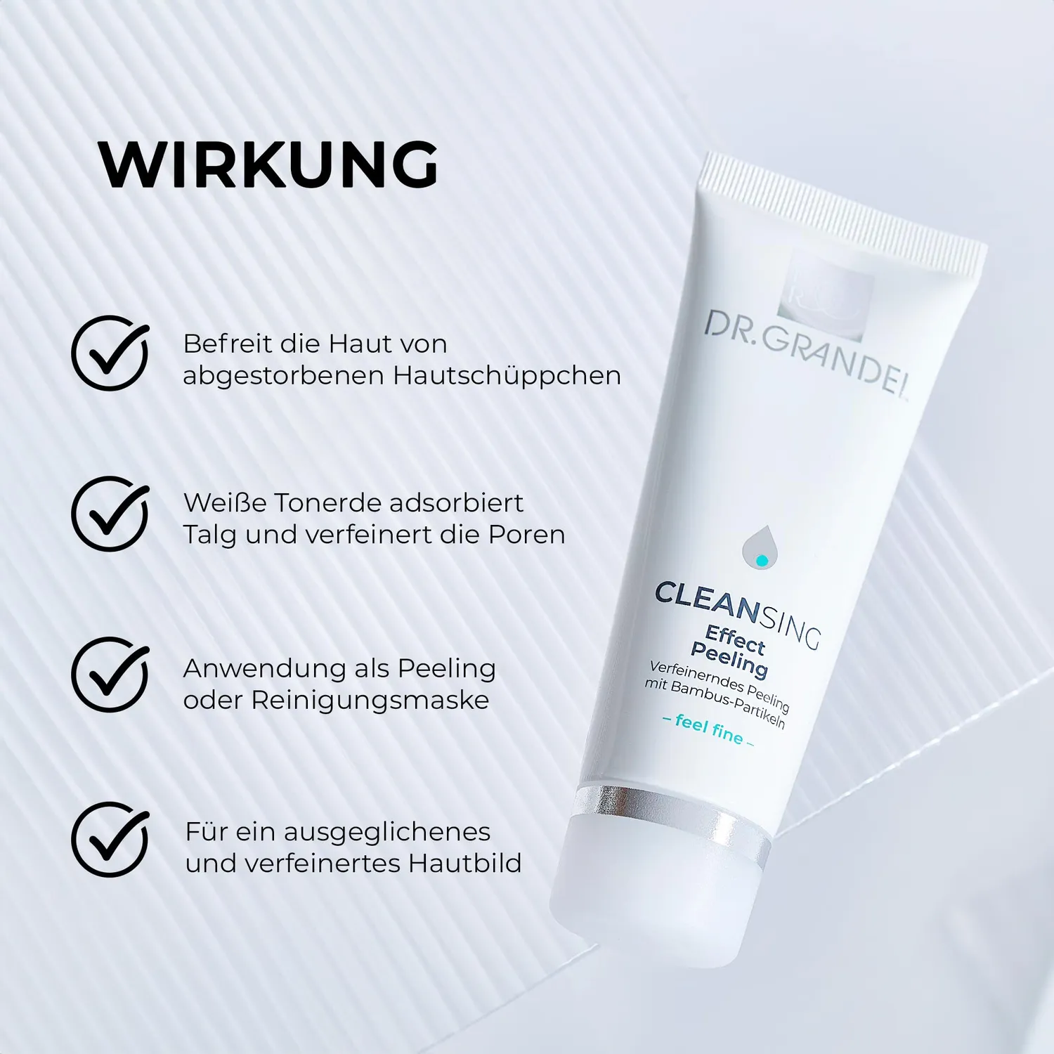 Dr. Grandel Cleansing Effect Peeling Maske Bambus grün