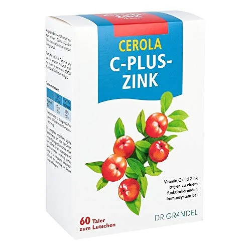 DR. GRANDEL Cerola C plus Zink Taler 60 Stück Immun