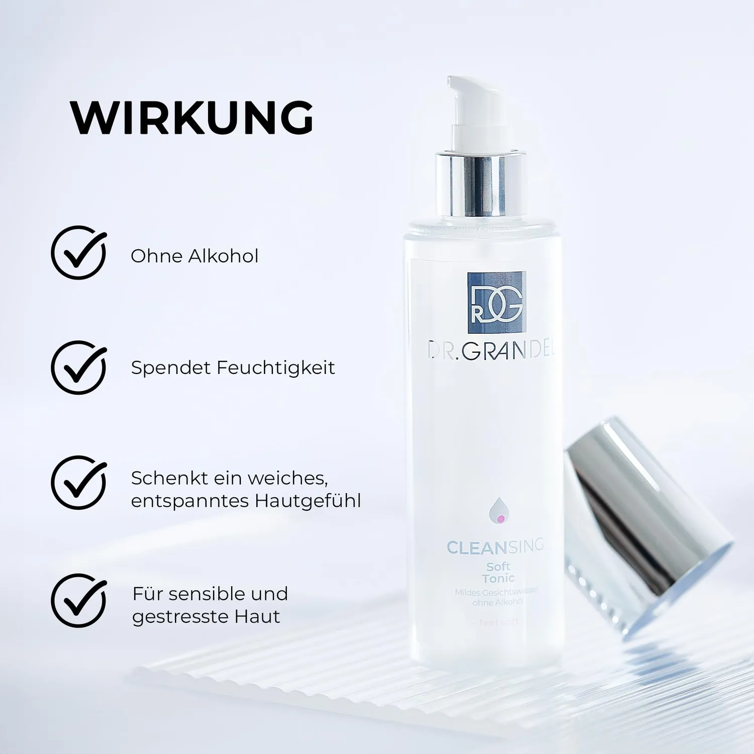 DR. GRANDEL Cleansing Soft Tonic Gesichtswasser 200 ml ohne Alkohol