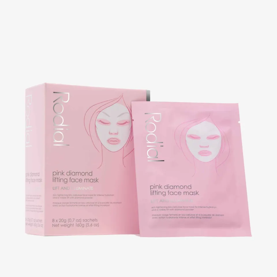 Rodial Pink Diamond Gesichtsmaske 8 Stück Lifting