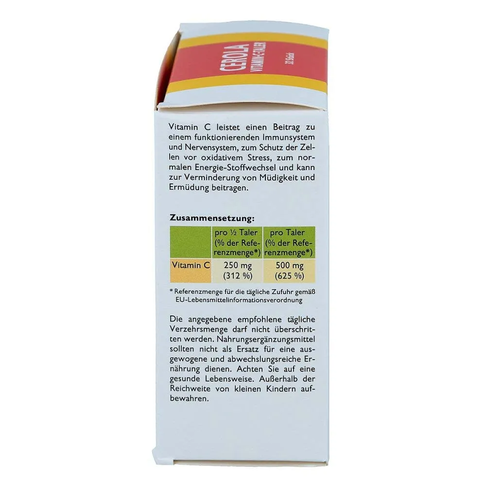 Dr. Grandel Cerola Vitamin C Taler 32 Stück Acerola fruchtig