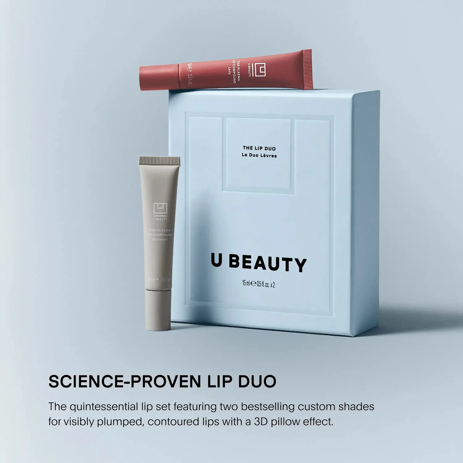 U Beauty The Lip Duo Lippenpflege 2x15 ml Volumen