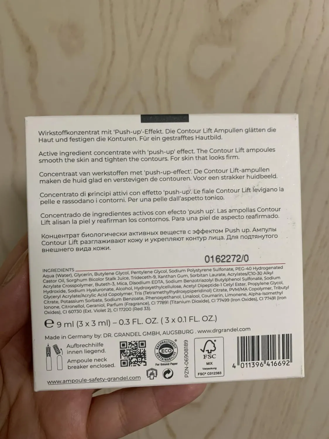 DR. GRANDEL Contour Lift Ampullen 3x3 ml Straffend