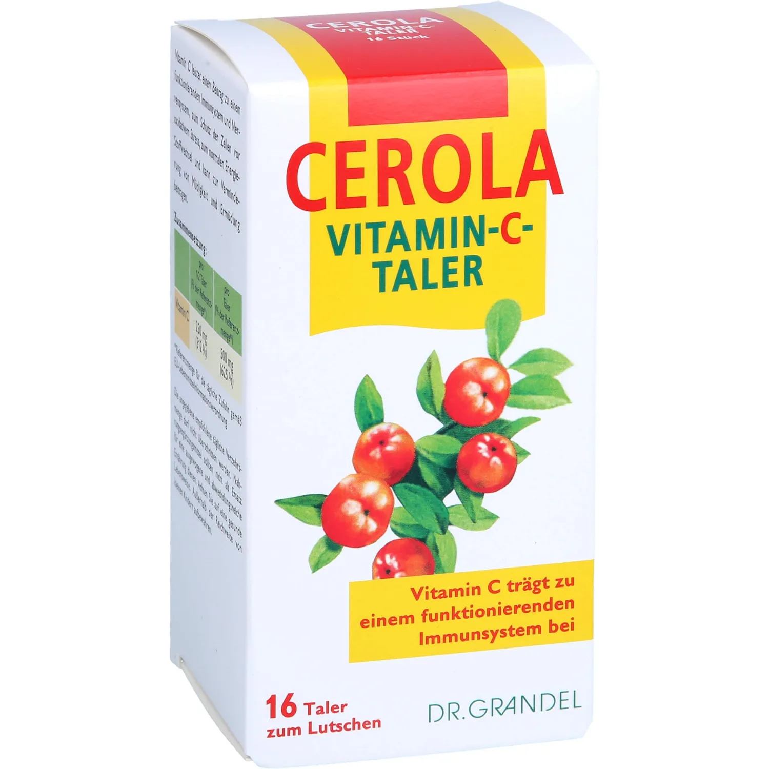 Dr. Grandel Cerola Vitamin C Taler 16 St Lutschtabletten