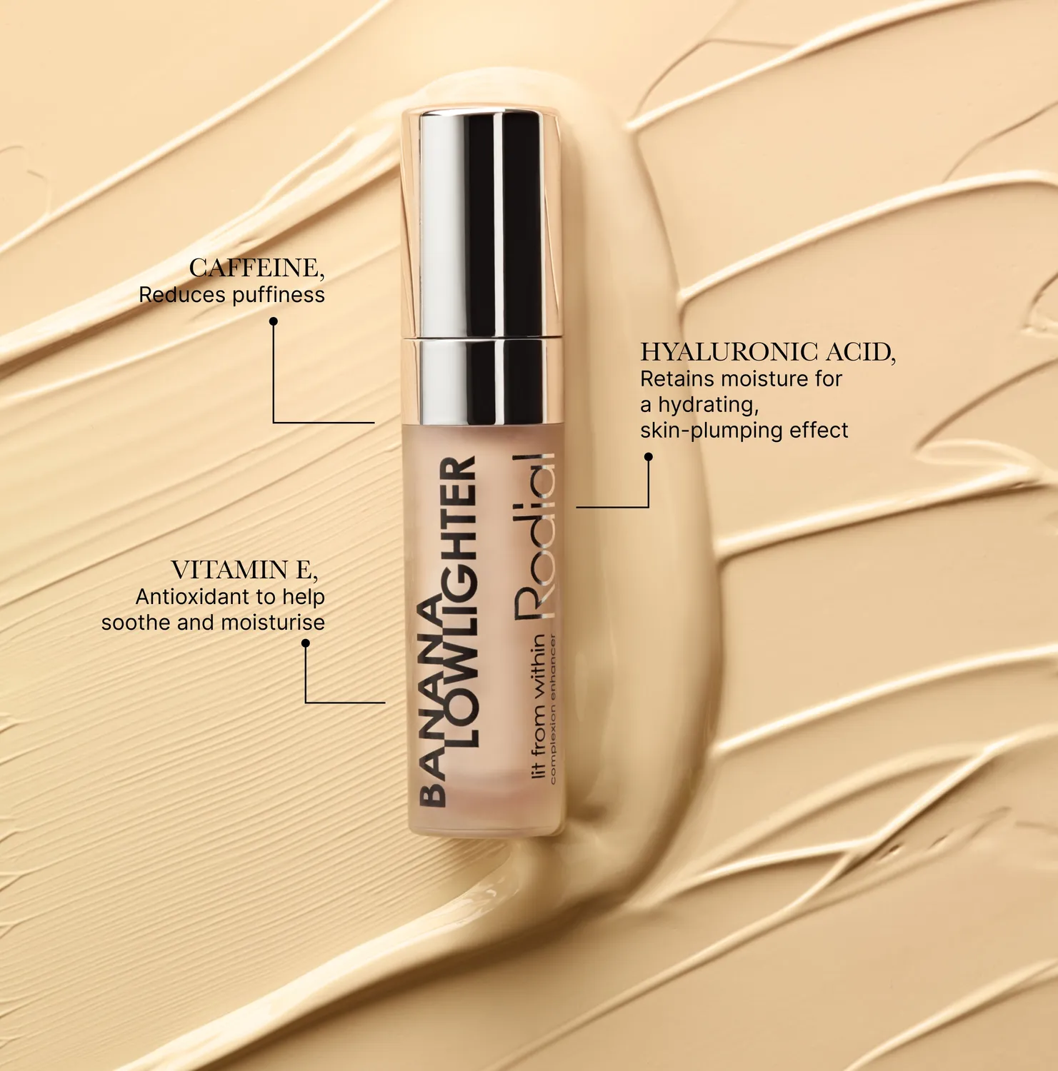 Rodial Banana Lowlighter Mini Aufheller Reisegröße