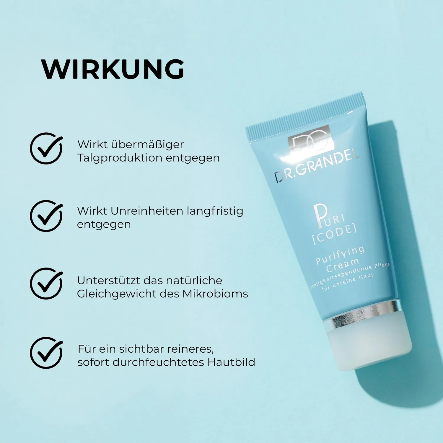 DR. GRANDEL Puricode Purifying Cream Gesichtscreme mattierend